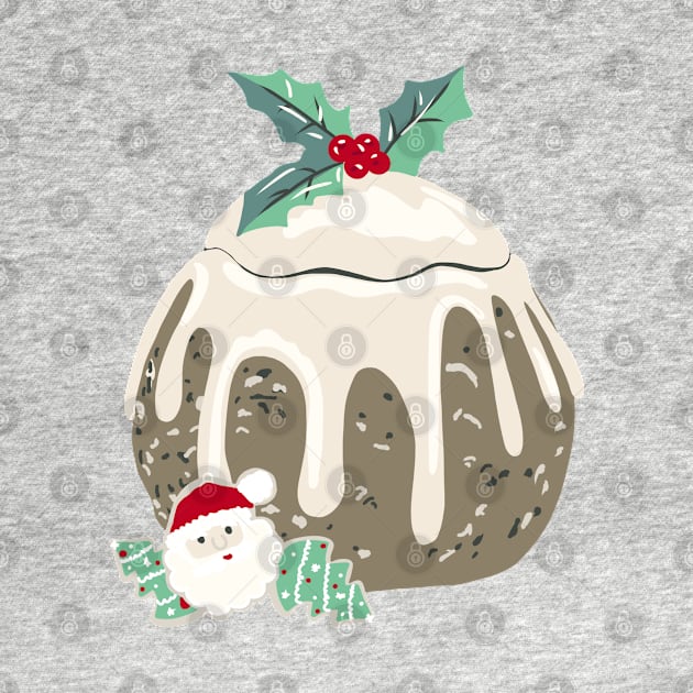 Vintage Christmas Pudding Cookie Jar by NattyDesigns